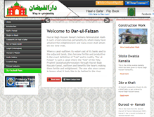 Tablet Screenshot of dar-ul-faizan.com